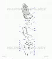 SITZ ASM. AND SLIDER