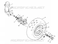 VORDERRAD ASSEMBLY Trail Boss W948527 (4926822682B001)