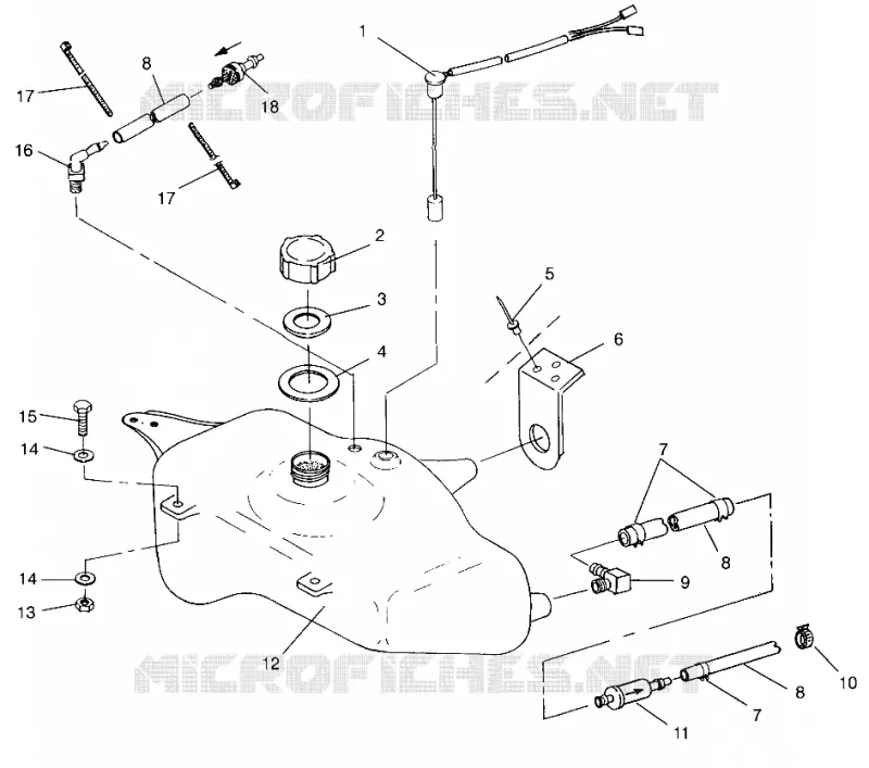 ÖLTANK SL 650 STD B954358 (4932923292A012)
