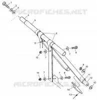 FRONT Drehmomentarm 500 EFI 0973774 (4938423842B011)
