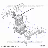 ENGINE, ENGINE AND ÃŒBERTRAGUNG MOUNTING