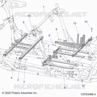 CHASSIS, SEAT AND CENTER KONSOLENEINBAU