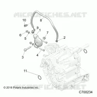 DRIVE TRAIN, MAIN GEARCASE MOUNTING