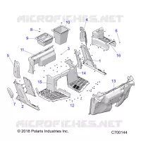 VORDERER BODEN- R19RSU99A9/AD/B9/BD (C700144)