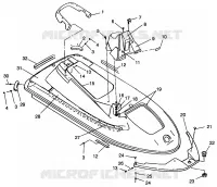 HULL   BODY SL 780 B964087 and Intl. SL 780 I964087 (4935523552A005)