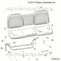 SITZ ASM. REAR
