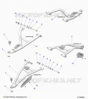 FRONT SUSPENSION CONTROL ARMS