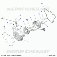 ENGINE, STATOR AND FLYRAD