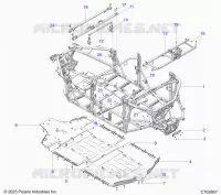 CHASSIS, MAIN FRAME AND SKID PLATES