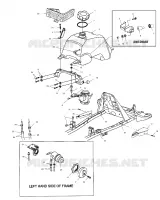 TREIBSTOFF TANK AND VERGASER MOUNTING