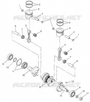 KOLBEN   KURBELWELLE LITE TOURING 0983133 AND EUROPEAN LITE TOURNG E983133 (4941934193C005)