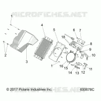 ENGINE, KÃŒHLSYSTEM, RADIATOR/SHROUD