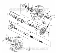 HECKANTRIEB ASSEMBLY Trail Boss W938527 (4924072407025A)