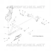 SUSPENSION, A-ARM and STREBE MOUNTING