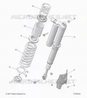 SUSPENSION, REAR SHOCK MOUNTING, ULTIMATE
