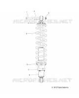 SUSPENSION, SCHOCK, REAR TRACK (7043994)