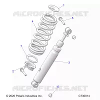 SUSPENSION, FRONT SHOCK MOUNTING