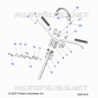 UPPER LENKEN &amp; HANDLEBAR ASM.