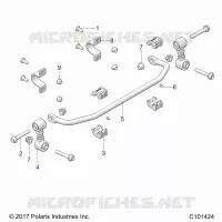 SUSPENSION, STABILISATORSTANGE, FRONT