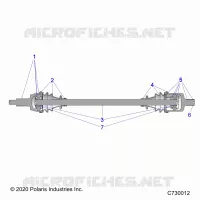 ANTRIEB, FRONT HALF SHAFT