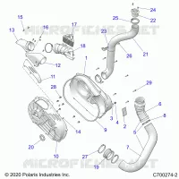ANTRIEB, CLUTCH COVER AND DUCTING