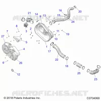 ANTRIEB, CLUTCH COVER AND DUCTING