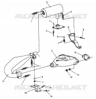 ABGASSYSTEM XLT 0966756 (4933823382C003)