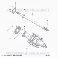 DRIVE TRAIN, JACKSHAFT AND ANTRIEBSWELLE