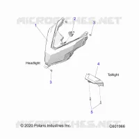 ELEKTRIC, HEADLIGHT AND TAILLIGHT