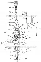VERGASER 600 XCR 0975677, 600 XCR SE H975677 AND EUROPEAN 600 XCR SE E975 (4937963796D004)