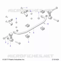 SUSPENSION, STABILISATORSTANGE, FRONT