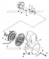 RÜCKZUG ANLASSER 500 and 500 Classic (4919251925027A)