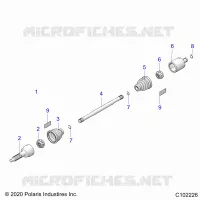 ANTRIEB, REAR DRIVE SHAFT