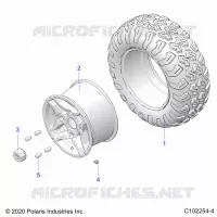 RADS, REAR TIRE