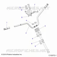 STEERING, HANDLEBAR AND CLAMPS