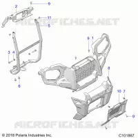 FRONTSTOSSSTANGE AND MOUNTING