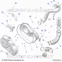 ANTRIEB, CLUTCH COVER AND DUCTING