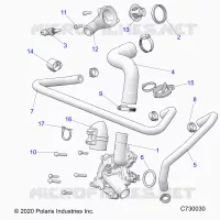 MOTOR, WATERPUMP AND BYPASS