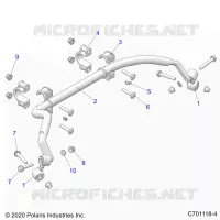 SUSPENSION, REAR STABILISATORSTANGE