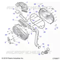 ANTRIEB, CLUTCH COVER AND DUCTING