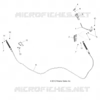 ANTRIEB, VERSCHIEBUNG LEVER and CABLE