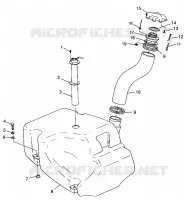 TREIBSTOFF TANK HURRICANE B964466 and Intl. HURRICANE I964466 (4935733573A009)