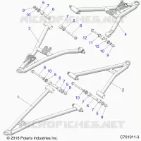 FRONT SUSPENSION CONTROL ARMS