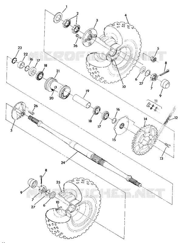 HINTERRAD DRIVE ASSEMBLY (4918411841017A)