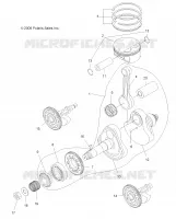 MOTOR, KURBELWELLE AND KOLBEN