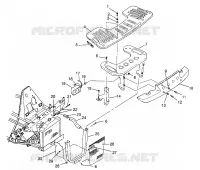 FRONT RACK   Stoßfänger Montage XPLORER 400L W969140 (4935983598A009)