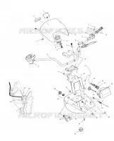 LENKER   SCHEINWERFER POD
