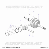ENGINE, KURBELWELLE AND PISTON