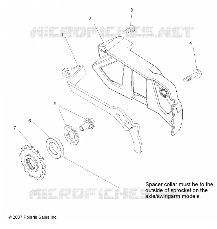 ANTRIEB, FRONT SPROCKET GUARD