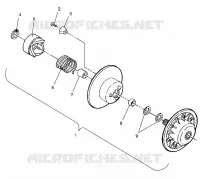 angetriebene Kupplungs ASSEMBLY SUPER SPORT E940743 (4927372737022A)